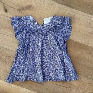 Crewcuts Purple Floral Blouse, size M (8-10)